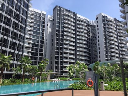 Street side of Parc Centros Condominium