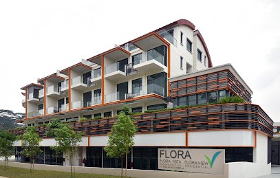 Street side of Flora View Condominium